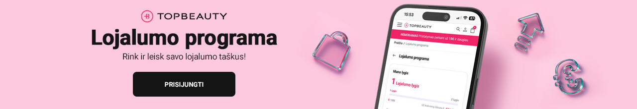 TopBeauty lojalumo programa - rinkt ir leisk taškus TopBeauty lojalumo programa - rinkt ir leisk taškus